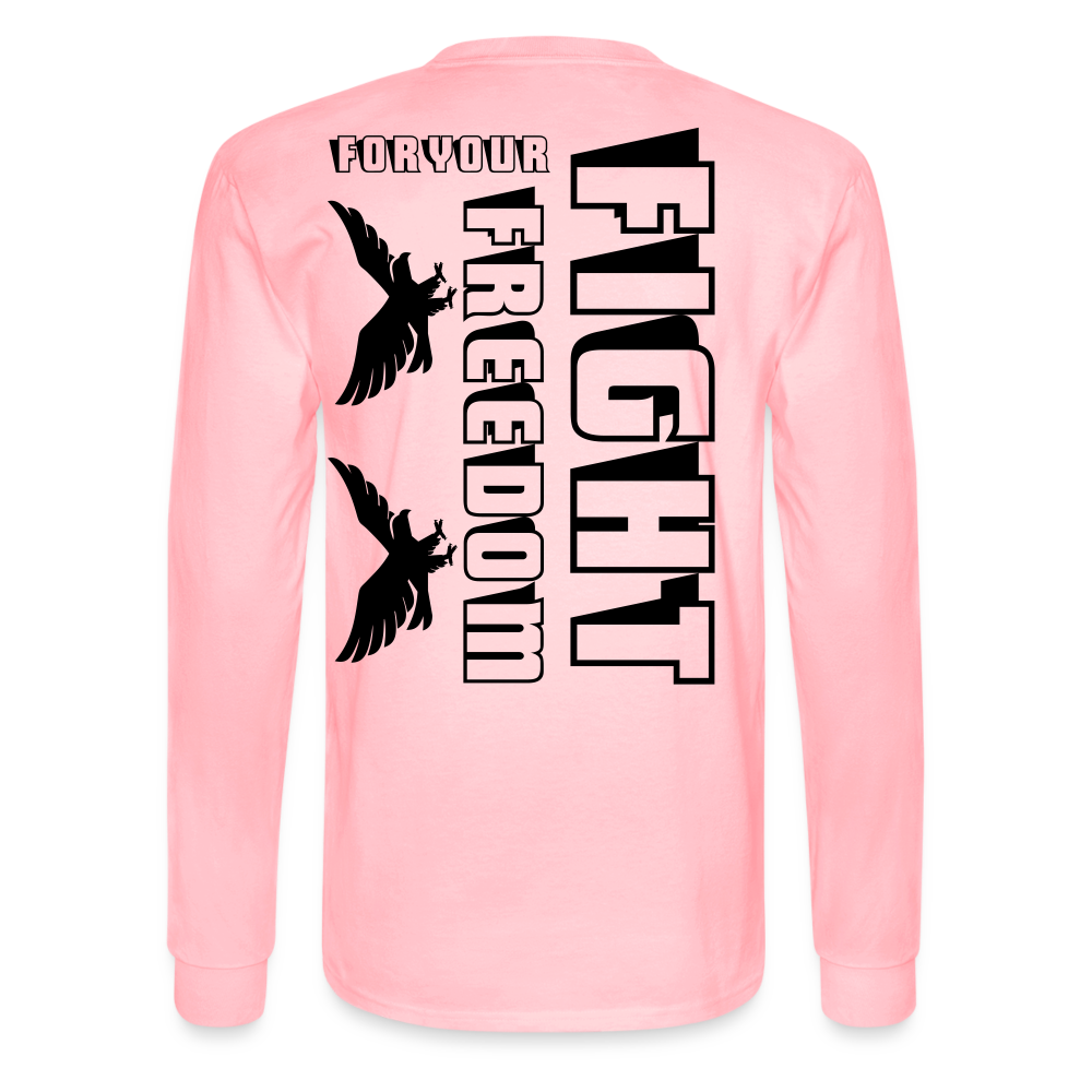 Men's Long Sleeve T-Shirt - pink