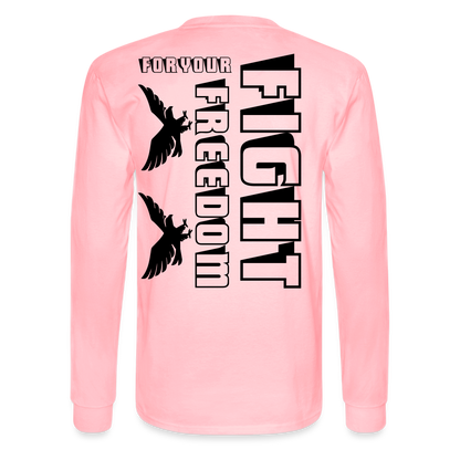 Men's Long Sleeve T-Shirt - pink
