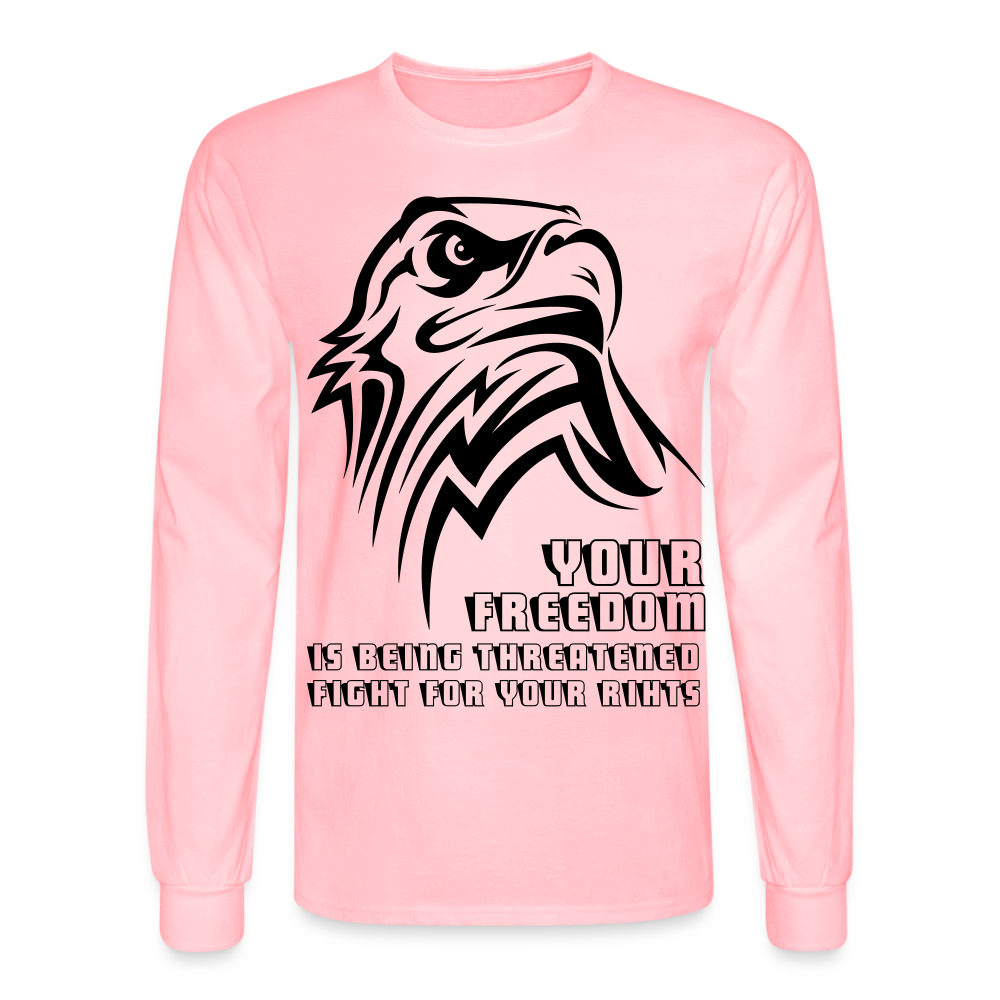 Men's Long Sleeve T-Shirt - pink