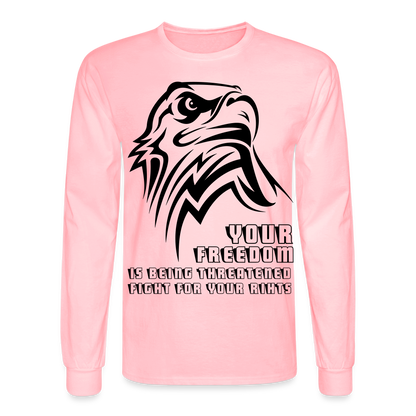 Men's Long Sleeve T-Shirt - pink