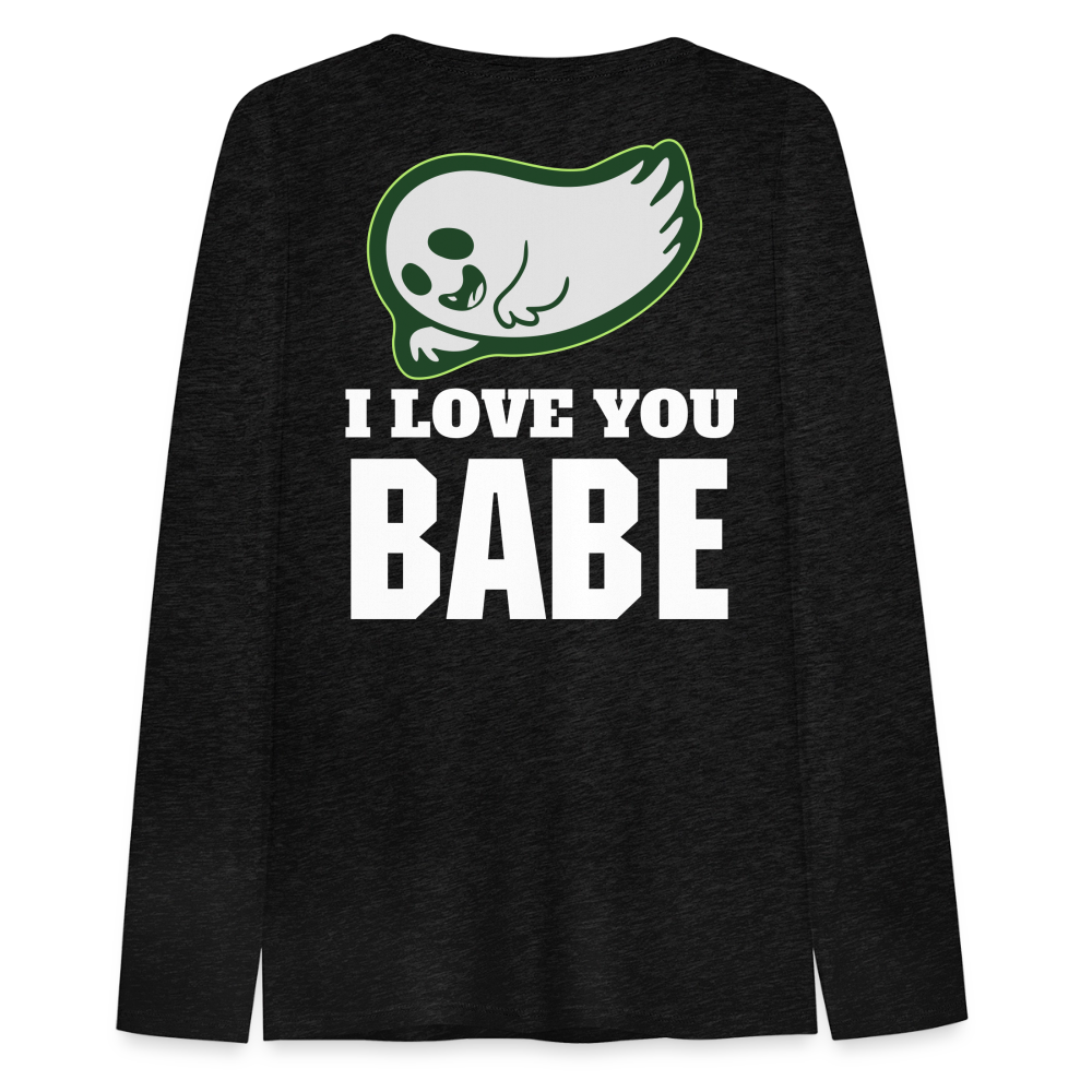 Women's Premium Long Sleeve T-Shirt - charcoal grey