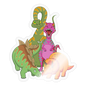Sticker - transparent glossy