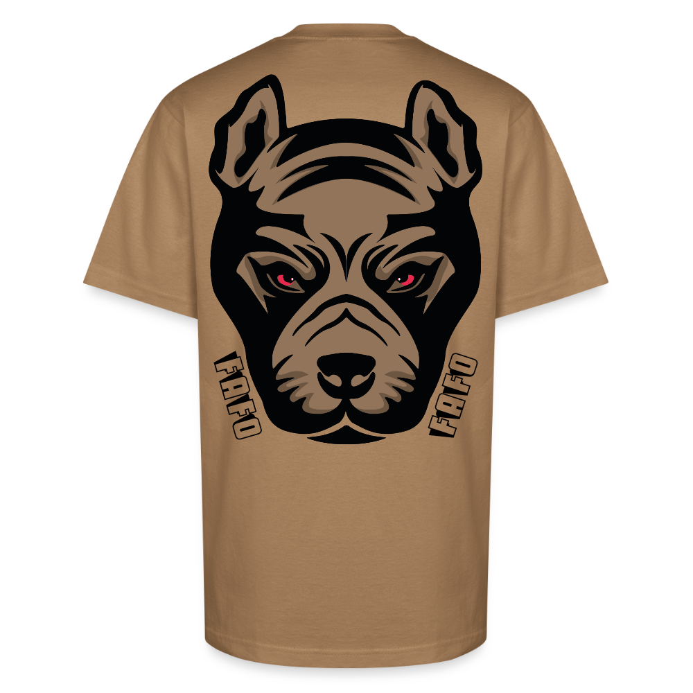 Unisex Oversized Heavyweight T-Shirt - khaki