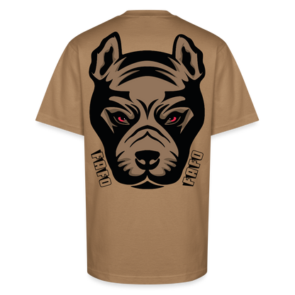 Unisex Oversized Heavyweight T-Shirt - khaki