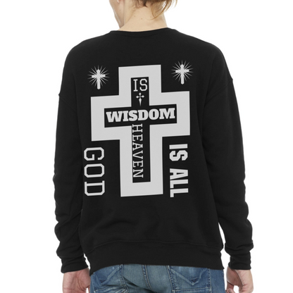 Bella + Canvas Unisex Sweatshirt - black