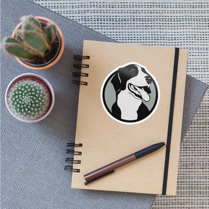 Sticker - white glossy