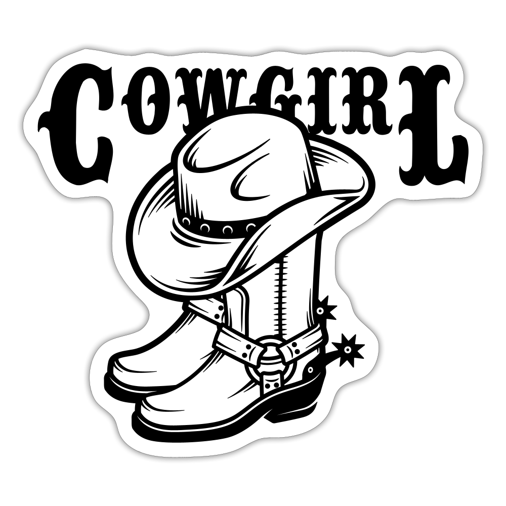 Sticker - white matte