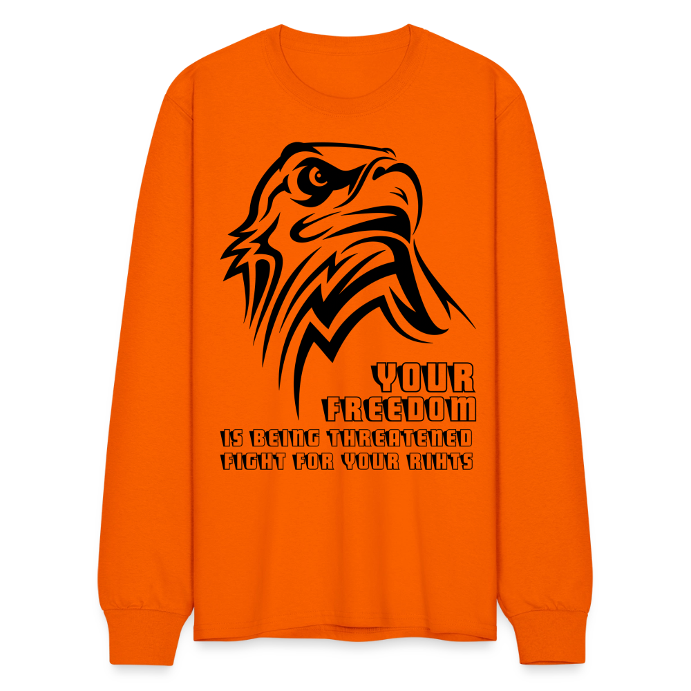 Men's Long Sleeve T-Shirt - orange