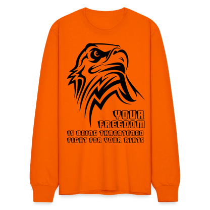 Men's Long Sleeve T-Shirt - orange