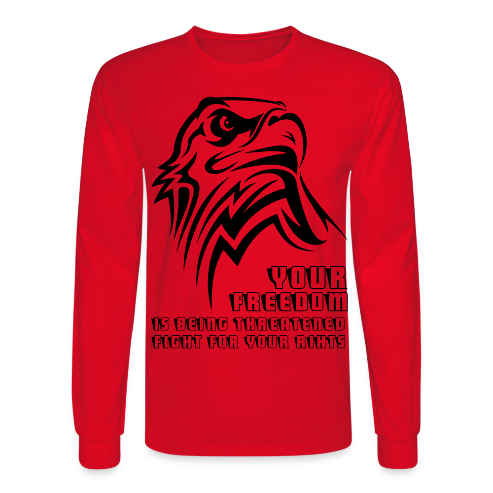 Men's Long Sleeve T-Shirt - red