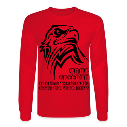 Men's Long Sleeve T-Shirt - red