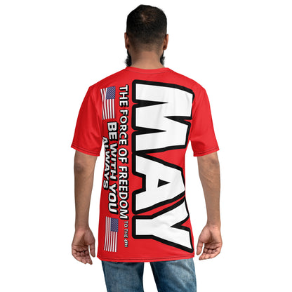 I Love USA Red Men's t-shirt