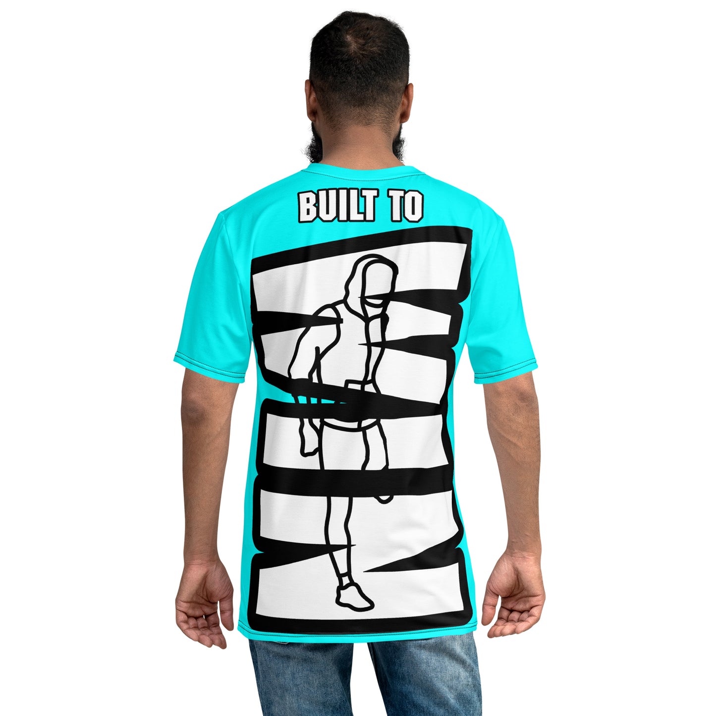 T-shirt pour hommes Construire pour gagner