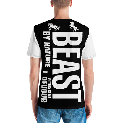 Bestia por naturaleza La victoria es todo lo que devoro Camiseta de hombre