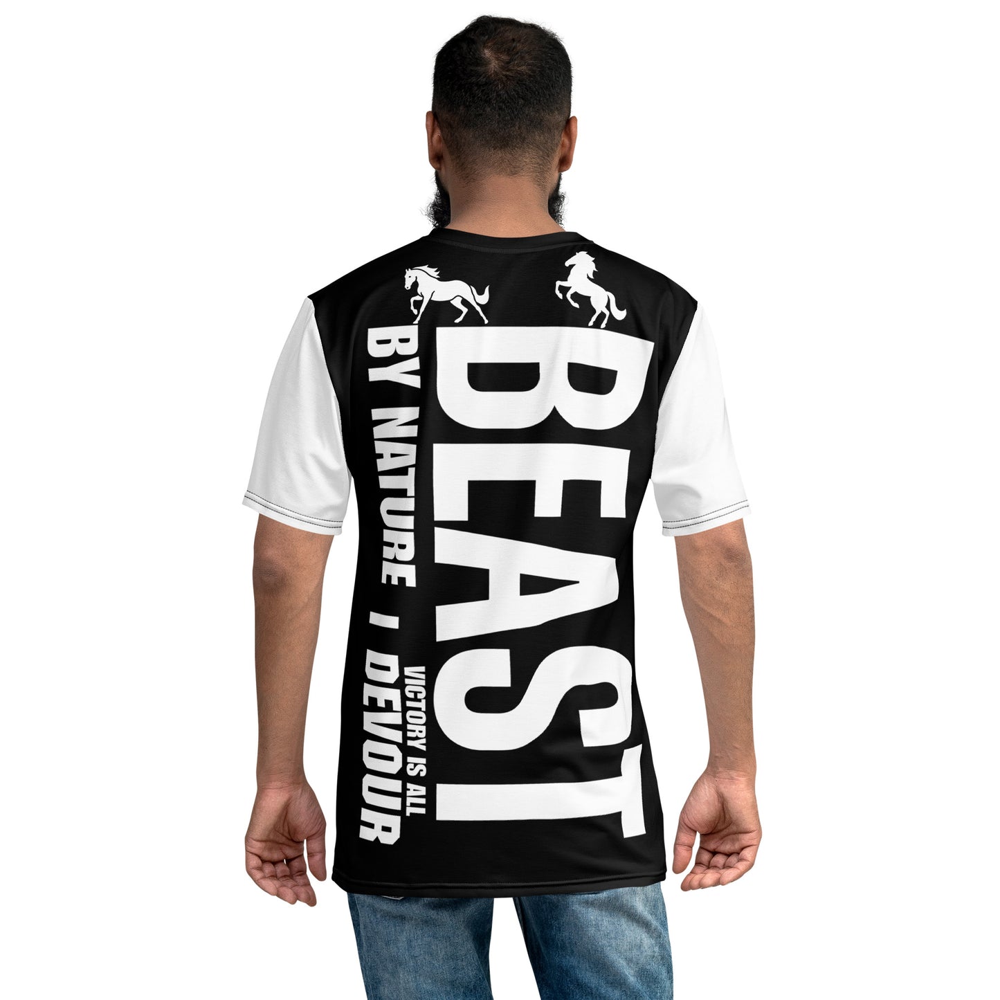 Bestia por naturaleza La victoria es todo lo que devoro Camiseta de hombre