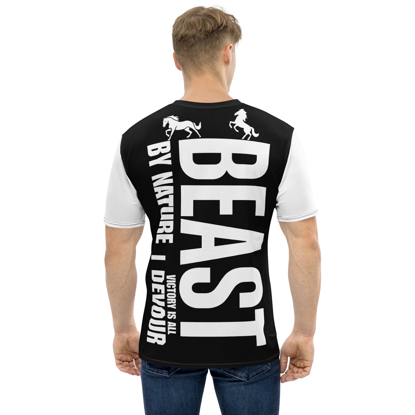 Bestia por naturaleza La victoria es todo lo que devoro Camiseta de hombre