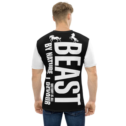 Bestia por naturaleza La victoria es todo lo que devoro Camiseta de hombre