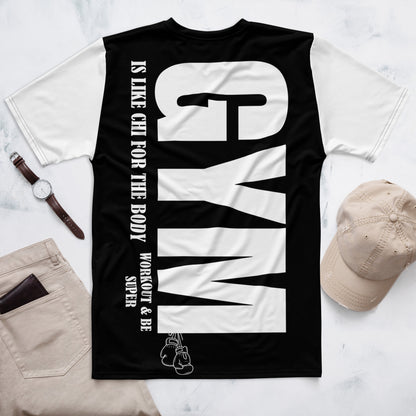 T-shirt pour hommes Gym Is Like Chi For The Body