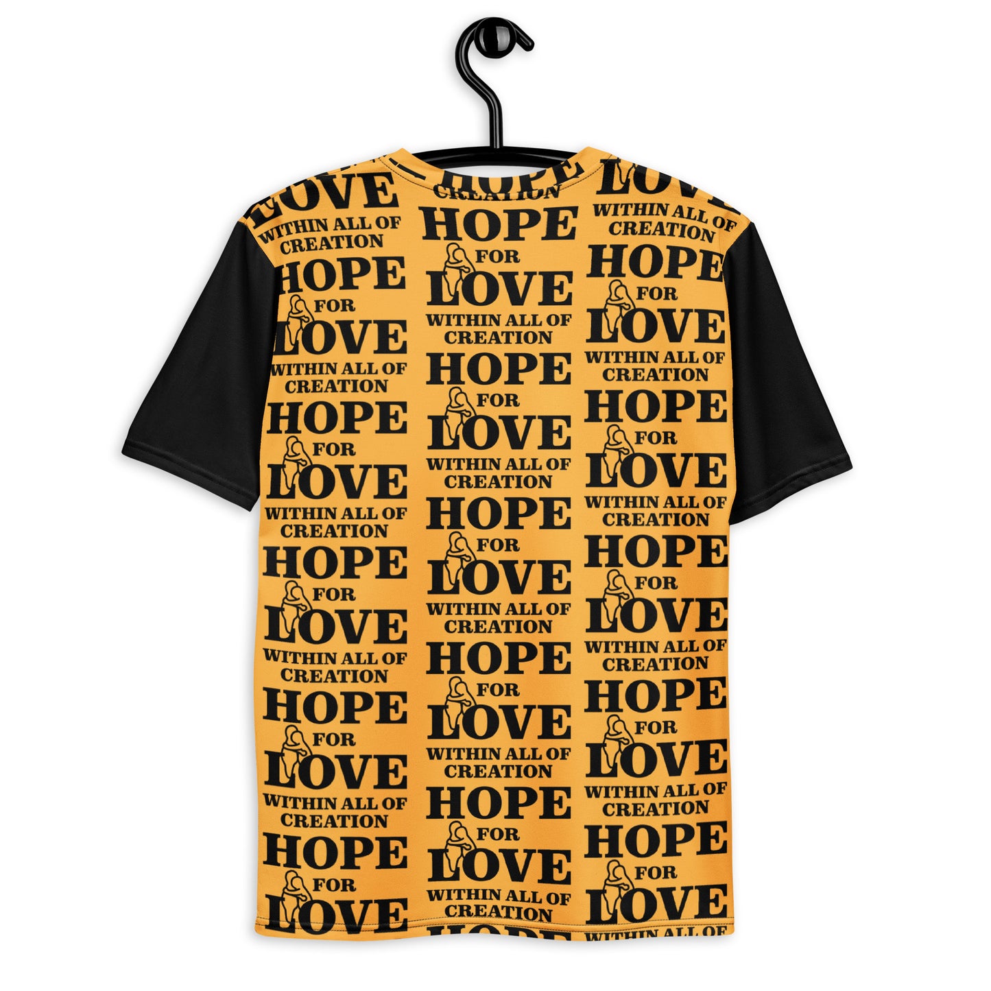 T-shirt pour hommes, espoir d'amour dans toute la création