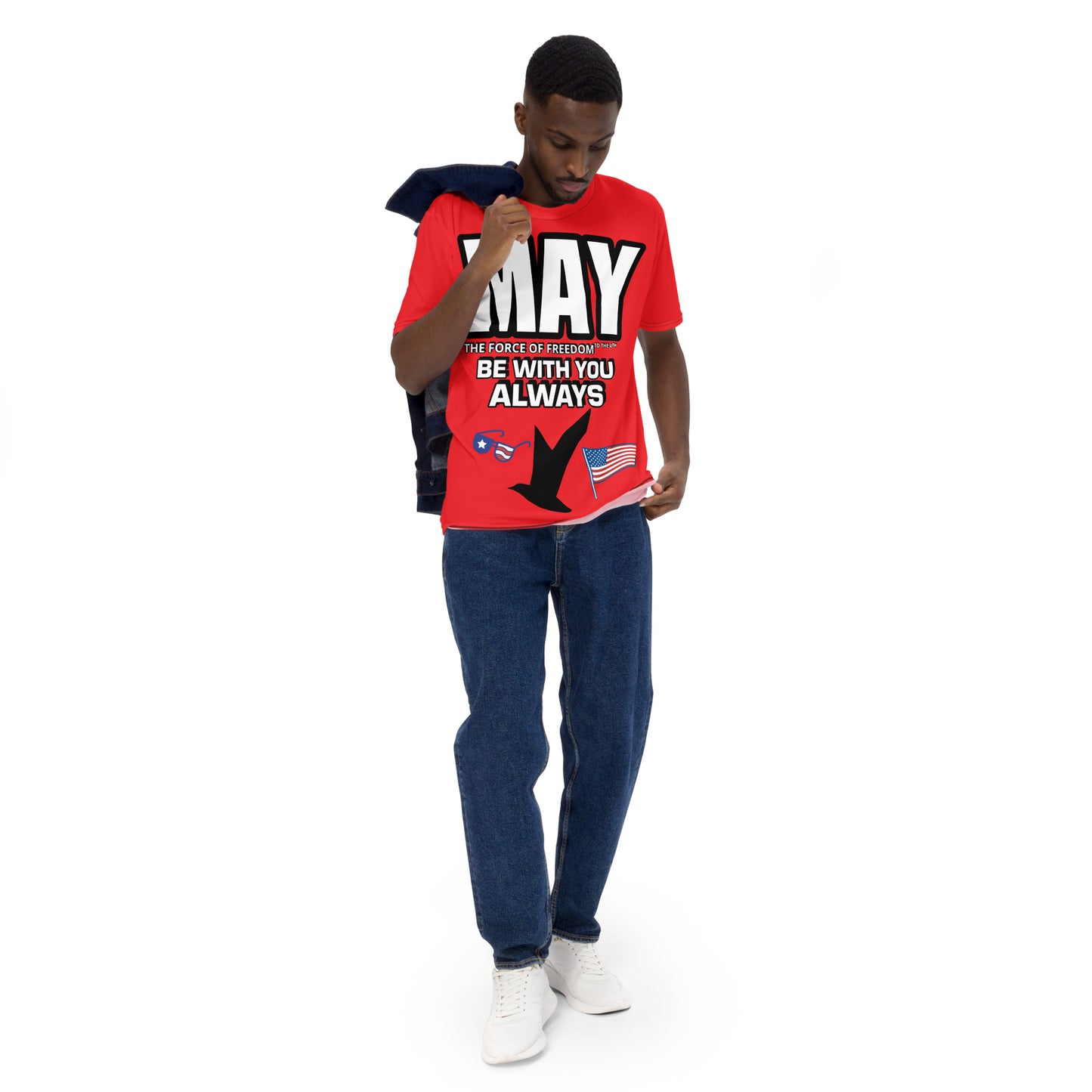 I Love USA Red Men's t-shirt