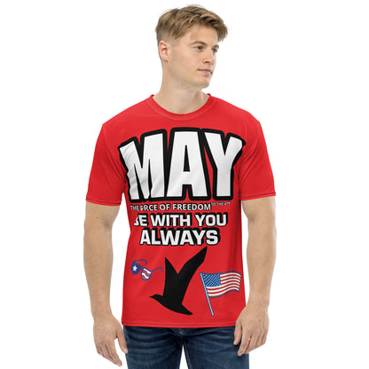 I Love USA Red Men's t-shirt