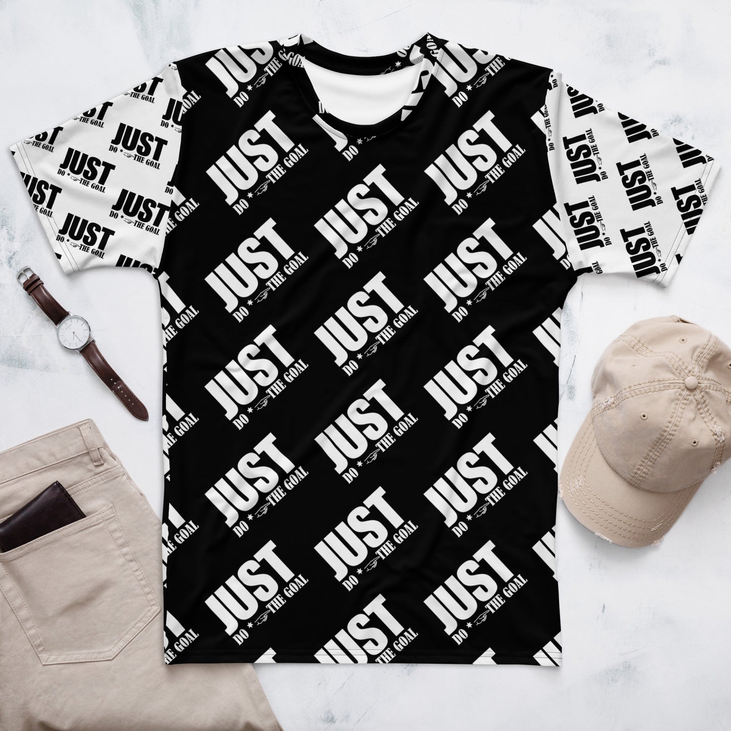 T-shirt pour hommes Just Do The Goal surimprimé