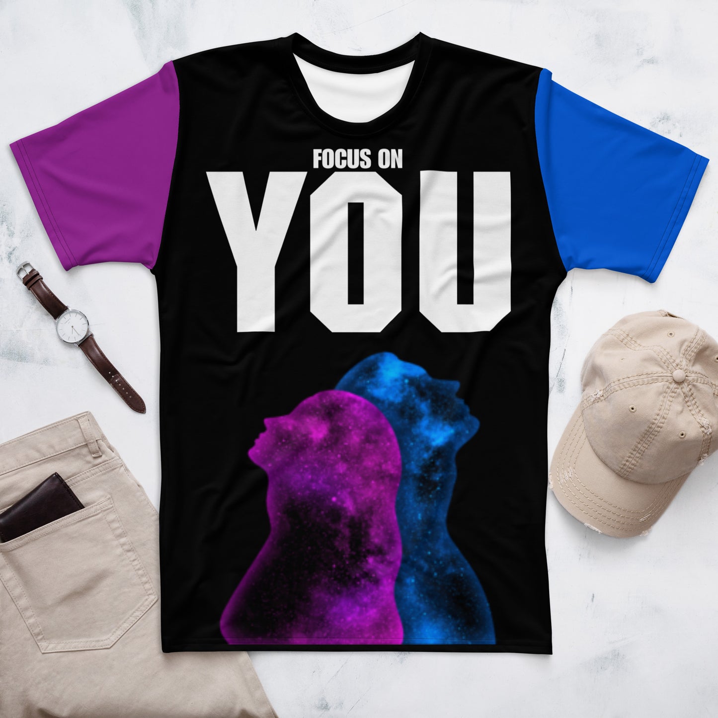 T-shirt homme Concentrez-vous sur vous