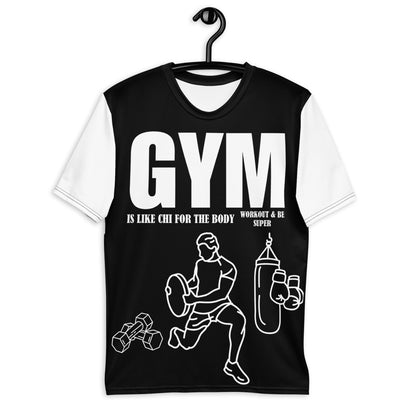 T-shirt pour hommes Gym Is Like Chi For The Body