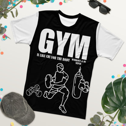 T-shirt pour hommes Gym Is Like Chi For The Body