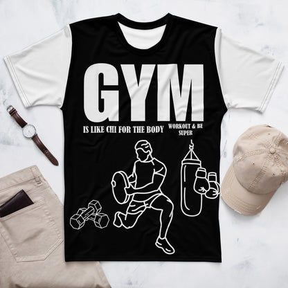 T-shirt pour hommes Gym Is Like Chi For The Body