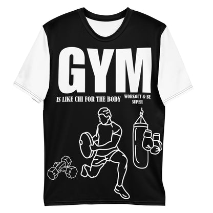 T-shirt pour hommes Gym Is Like Chi For The Body