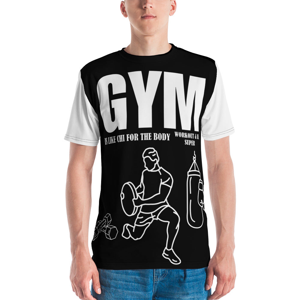 T-shirt pour hommes Gym Is Like Chi For The Body