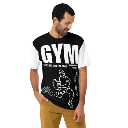 T-shirt pour hommes Gym Is Like Chi For The Body