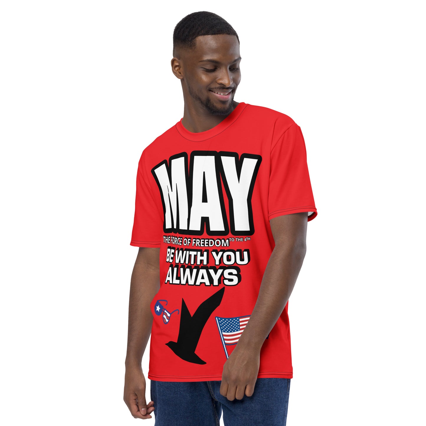 I Love USA Red Men's t-shirt