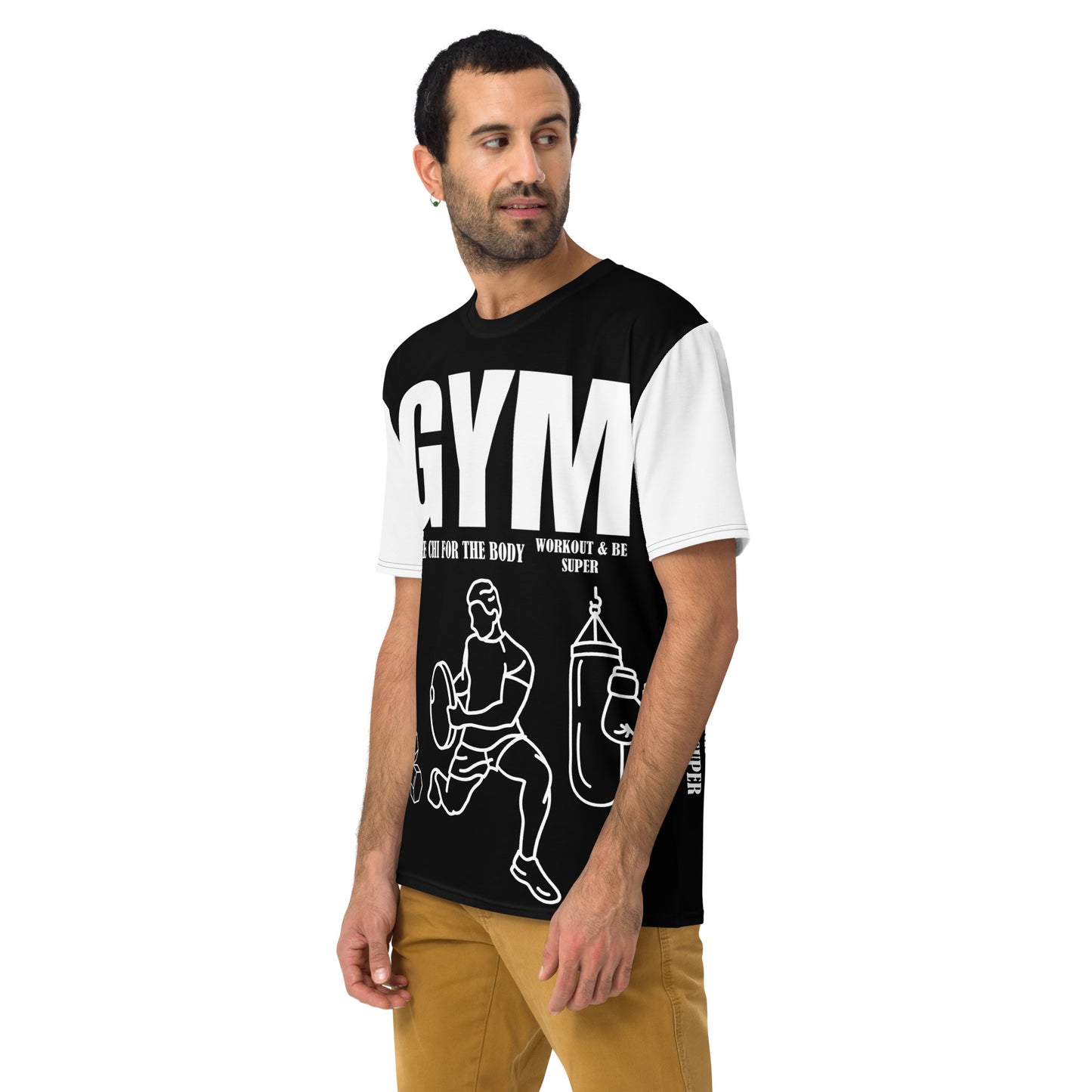 T-shirt pour hommes Gym Is Like Chi For The Body
