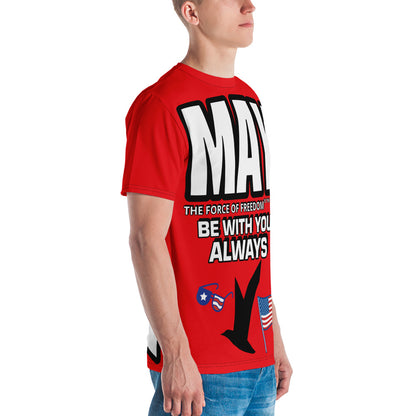 I Love USA Red Men's t-shirt