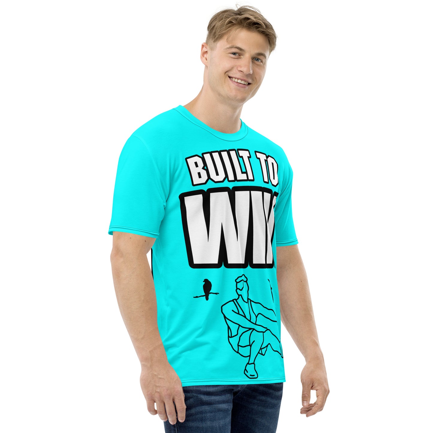 T-shirt pour hommes Construire pour gagner
