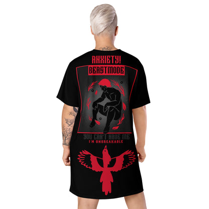 Anxiety You Can't Have Me I'm Unbreakable T-shirt dress