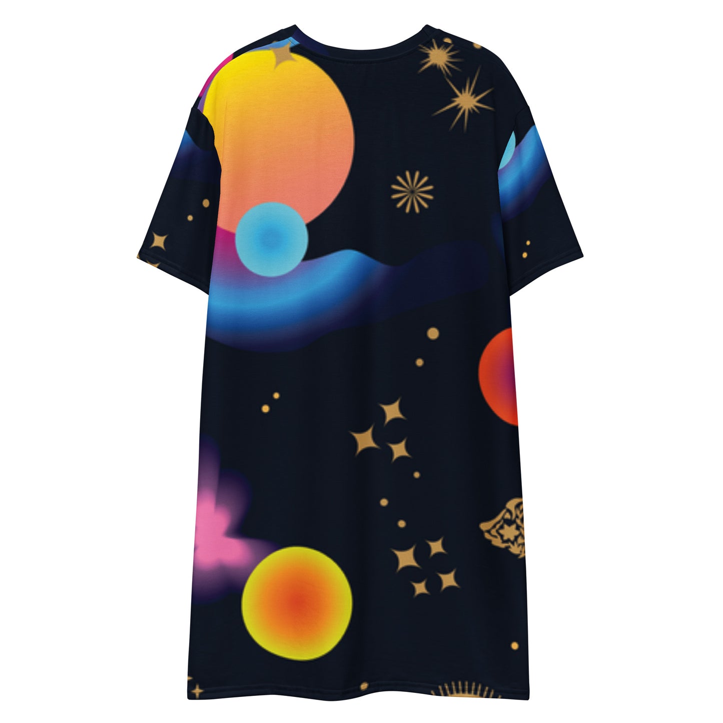 Wonderful All Over-print T-shirt dress