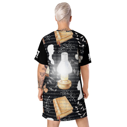 Unique Just Do The Goal All Over-print T-shirt dress