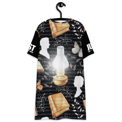 Unique Just Do The Goal All Over-print T-shirt dress