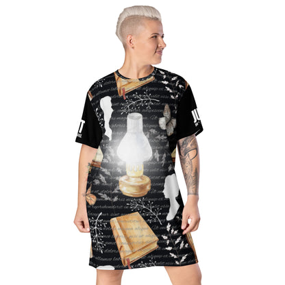 Unique Just Do The Goal All Over-print T-shirt dress