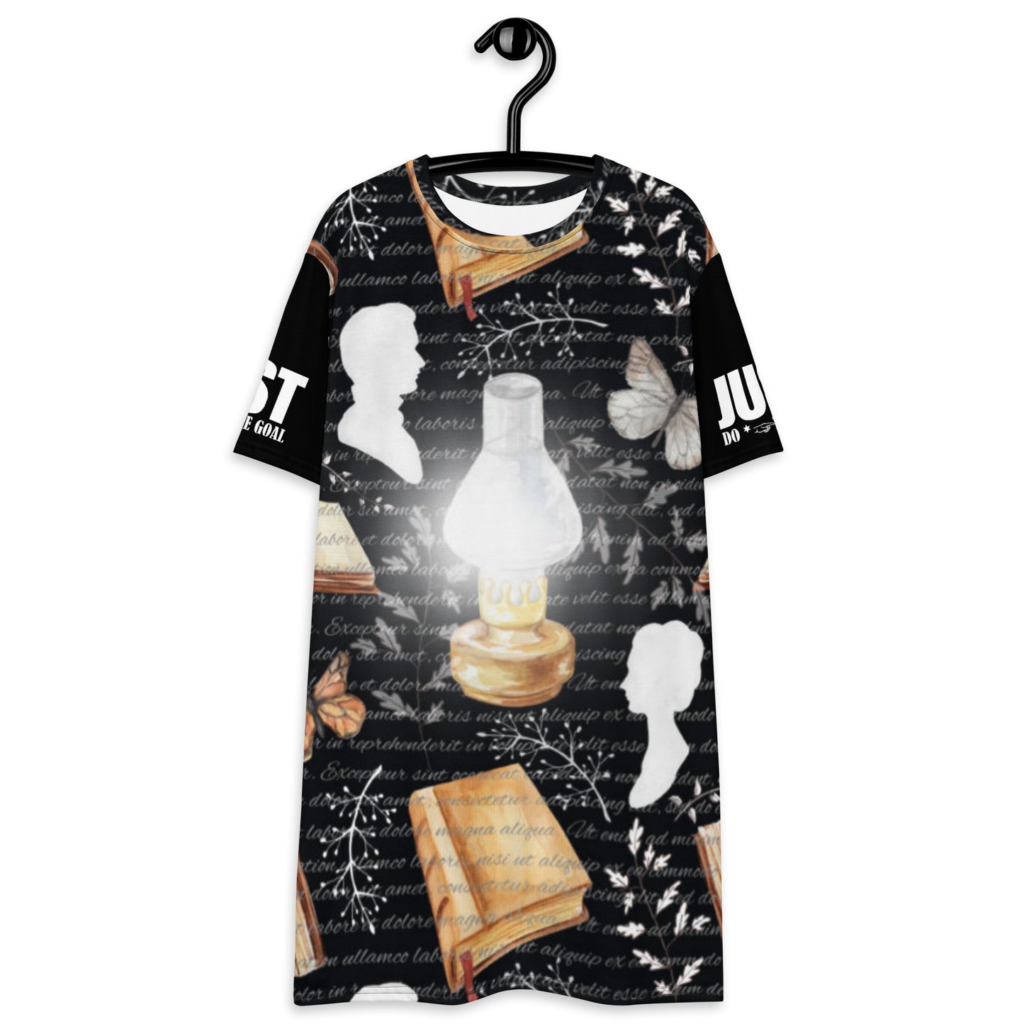 Unique Just Do The Goal All Over-print T-shirt dress