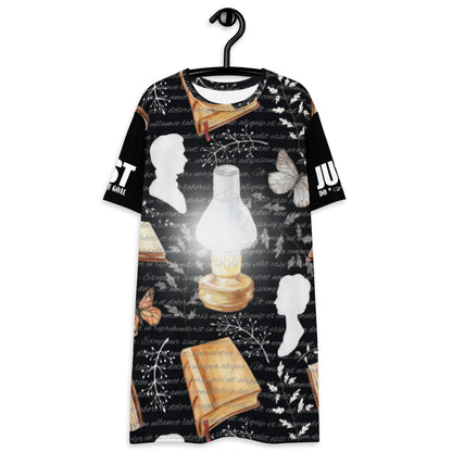 Unique Just Do The Goal All Over-print T-shirt dress