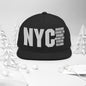 3D Puff Embroidered NYC 5 Boroughs Snapback Hat