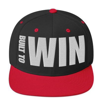 3D Puff Embroidered Built To Win Snapback Hat