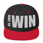 3D Puff Embroidered Built To Win Snapback Hat