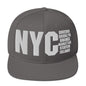 3D Puff Embroidered NYC 5 Boroughs Snapback Hat
