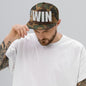 3D Puff Embroidered Built To Win Snapback Hat