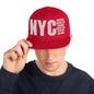 3D Puff Embroidered NYC 5 Boroughs Snapback Hat